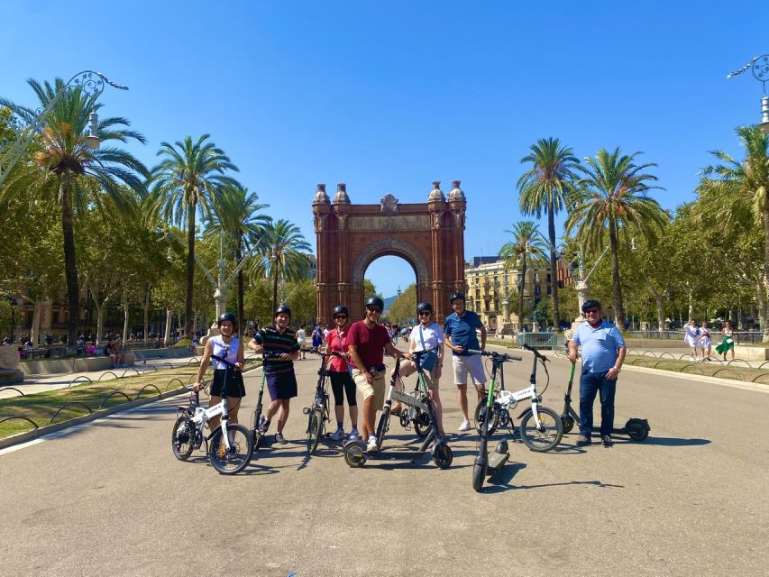 Barcelona: Sagrada Familia Private E-Scooter Tour - Picking your ride: bike, e-bike, or e-scooter