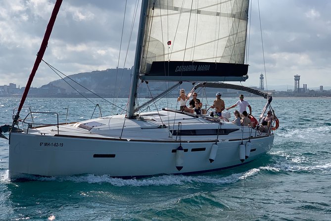 Barcelona Small Group Sailing with Snacks and Cava - Mediterranean swim time: the best moments, the real conditions