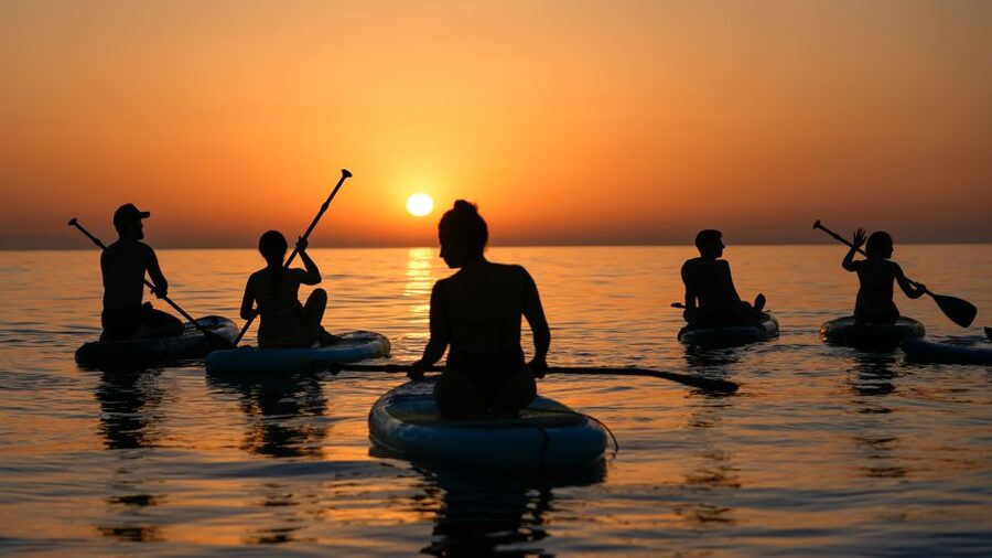 Barcelona: Sunrise Paddleboarding with Instructor and Photos - Barceloneta Beach: Safety Briefing and First Contact With Balance