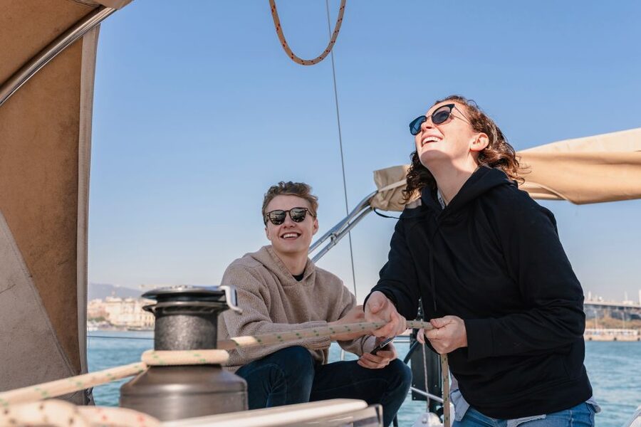 Barcelona: Two-Hour Midday or Sunset Sailing Cruise - Who you will meet onboard: the crew style that drives the score