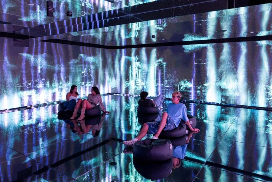 Barcelona: White Rabbit Catalonia's Top Immersive Experience - VR, Sant Jordi, castellers, and correfoc in one hour