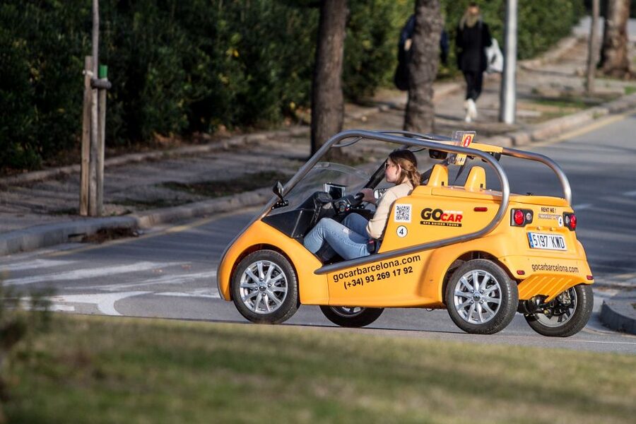 Beach and Shopping Tour - Getting Around Barcelona in a Yellow GoCar