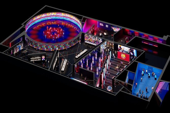 Camp Nou Immersive Tour F.C.Barcelona Museum: Open Date Ticket - Espai Barça exhibition area: seeing the future while the stadium changes