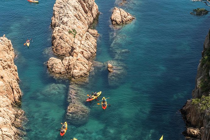 Costa Brava Kayaking and Snorkeling Small Group Tour with Lunch - From San Pol beach to paddling under the Camino de Ronda