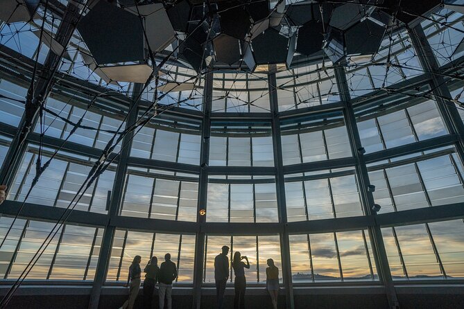 Entrance to the Mirador Torre Glories Barcelona - Cloud Cities Barcelona by Tomás Saraceno at 130m, plus the extra pod option