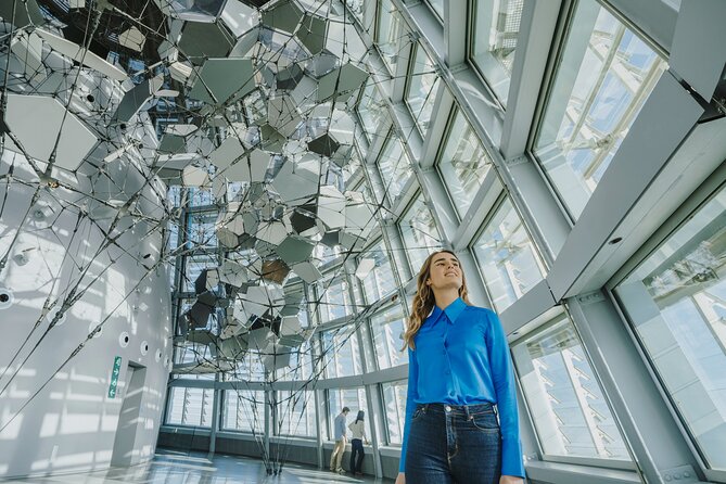 Entrance to the Mirador Torre Glories Barcelona - Timing tips: choose a slot that matches your energy, not just daylight