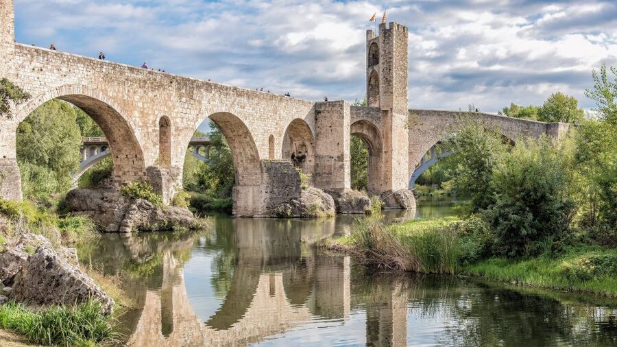 From Barcelona: Besalú & Medieval Towns Tour w/ Hotel Pickup - Vic old town: cathedral views and the Roman temple pass-by
