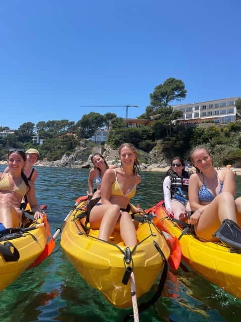 From Barcelona: Costa Brava Kayak & Snorkel Tour with Picnic - Platja d’Aro kayaking: four hours of coves, caves, and real instruction