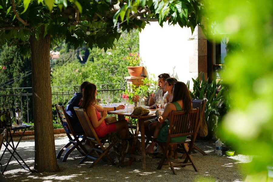 From Barcelona: E-Bike and Sailing Tour with Wine Tastings - Alella vineyard time: tasting with snacks and a sommelier guide
