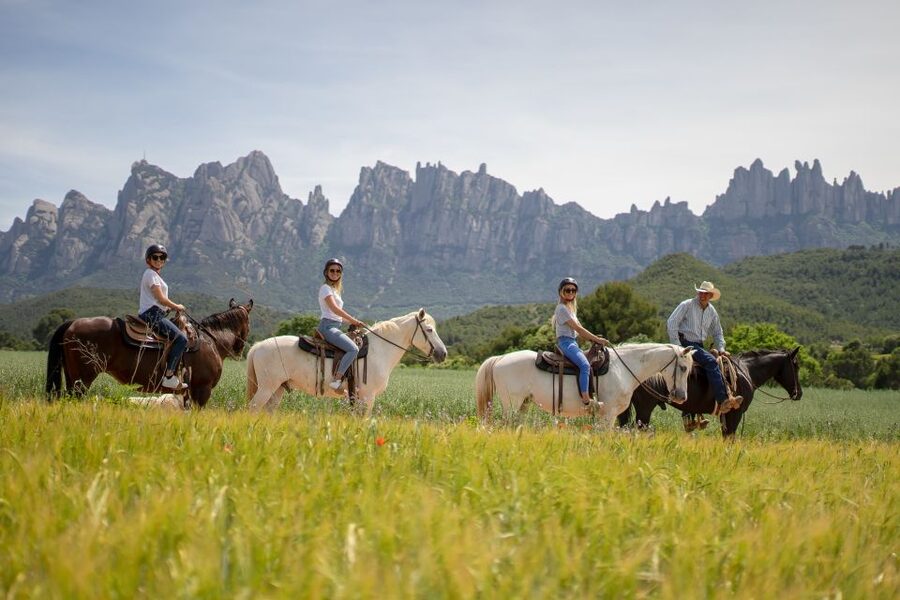From Barcelona: Half-Day Montserrat & Horse Riding Tour - Montserrat Abbey Tour: Monks, La Moreneta, and Tight Timing