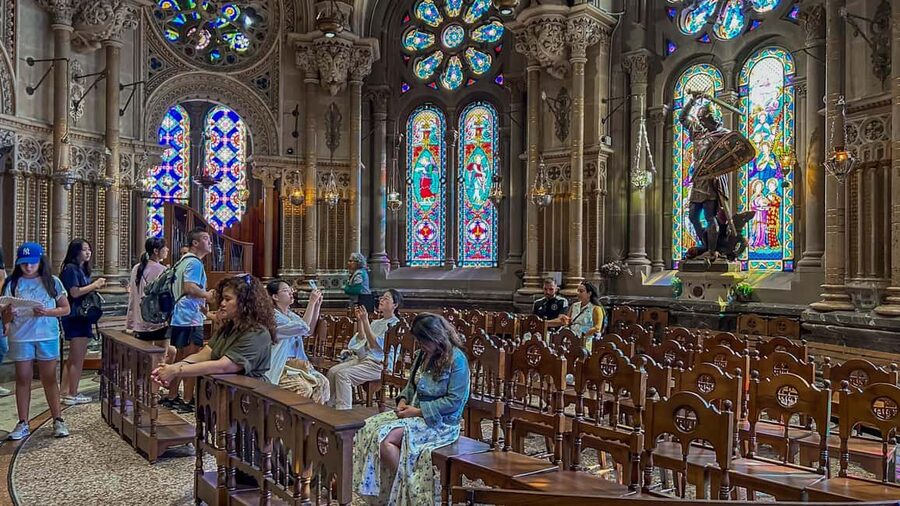 From Barcelona: Montserrat Tour, Rack Railway & Licor Taste - Monistrol de Montserrat Guided Stop: Get Oriented Before You Go Sacred-Site Mode