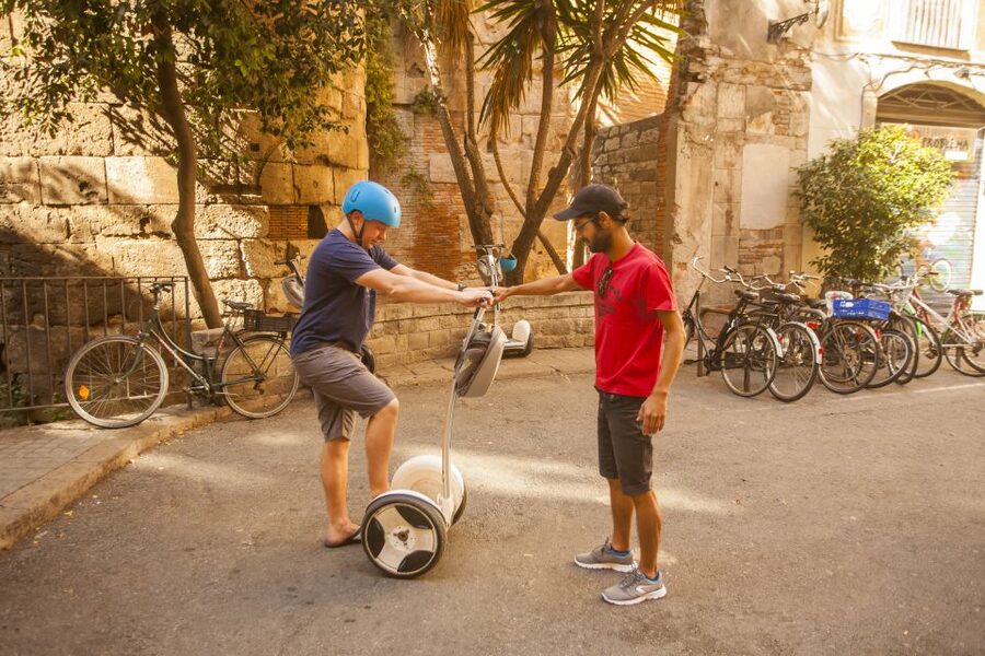 Gaudi's Barcelona 2-Hour Segway Tour with a Live Guide - Getting started at Carrer del Correu Vell 6, plus the Plaça dels Traginers safety lesson