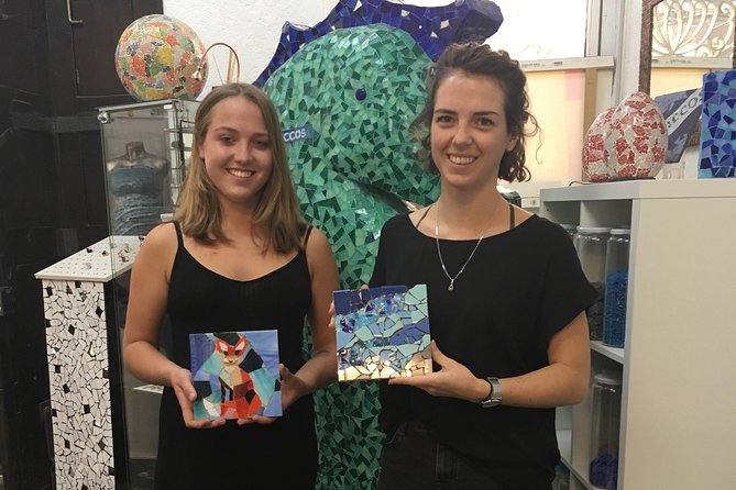 Guided Gaudí Trencadís Mosaic Workshop in Barcelona 2 Hours - The 2-Hour Flow, From Cutting Pieces to Grout and Pickup