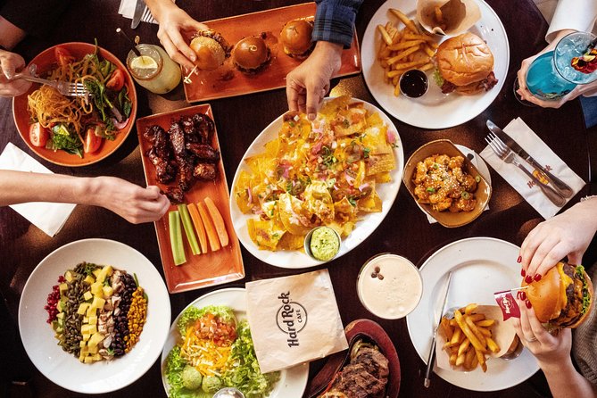 Hard Rock Cafe Barcelona with Set Lunch or Dinner - Rock Memorabilia Time and the On-Site Store Stop