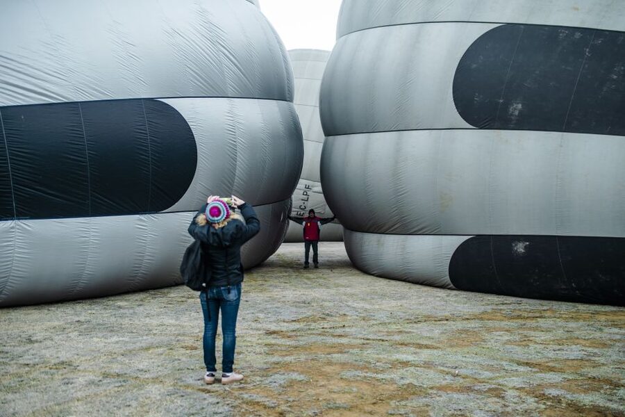 La Garrotxa Volcanoes Half-Day Hot Air Balloon Flight - Cava and pancake in the basket, then back to earth