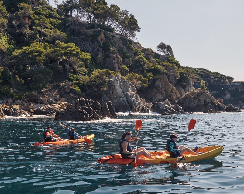 Lloret de Mar: Costa Brava Kayak Tour and Swimming - Meeting at the Yellow Kayak Center on Lloret de Mar’s Sand