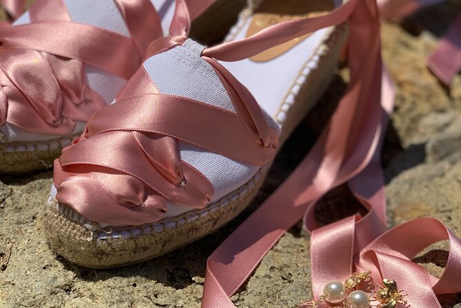 Make Authentic Espadrilles in Barcelona - The Workshop Table: Making Your Espadrilles and Learning the Lacing