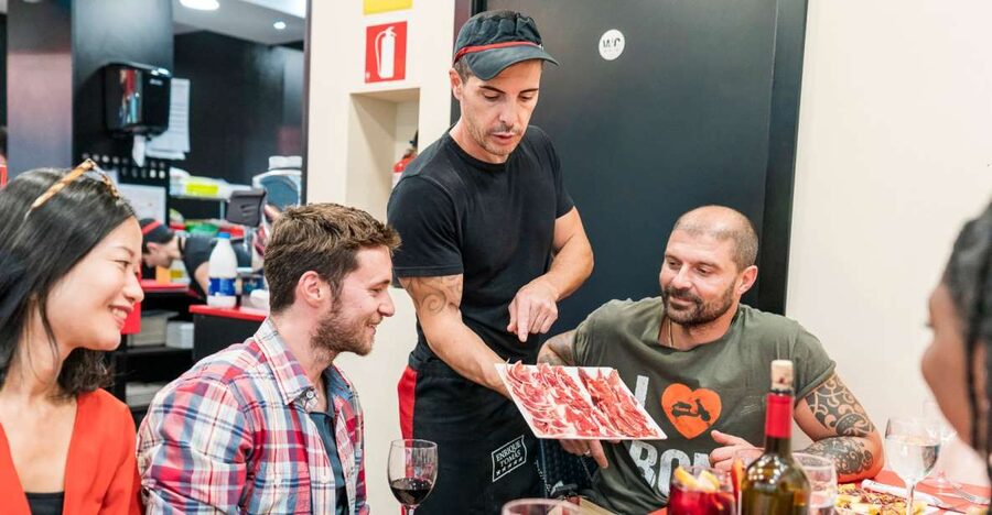 Menu Gourmet - Jamón, Cheese & Wine near Sagrada Familia - The Iberian ham lineup: how the categories change your bite-to-bite experience