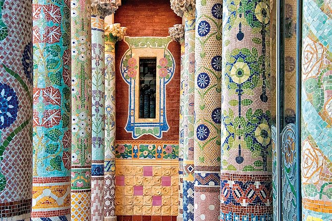 Palau de la Musica Catalana Guided Tour - Staircases up to the second floor, where the details get physical