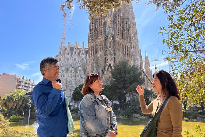 Sagrada Familia Tour with Express Entry and Local Guide - Exterior first: façade symbols, sculpted messages, and the view toward the new towers