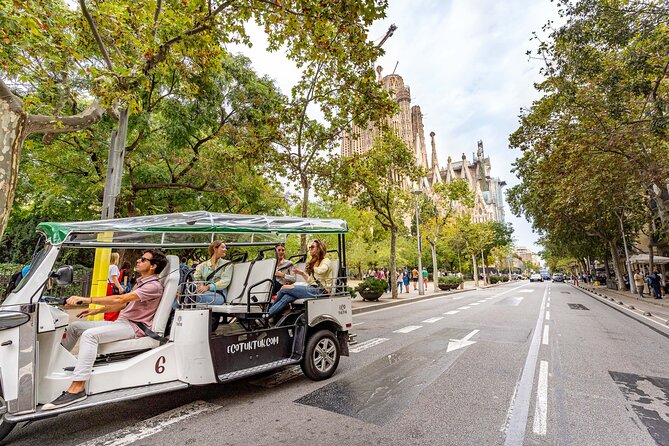 Tour Welcome Barcelona with Local Guide in Eco Tuk Tuk Private - Montjuic Switchbacks and Port Views Without the Big Climb