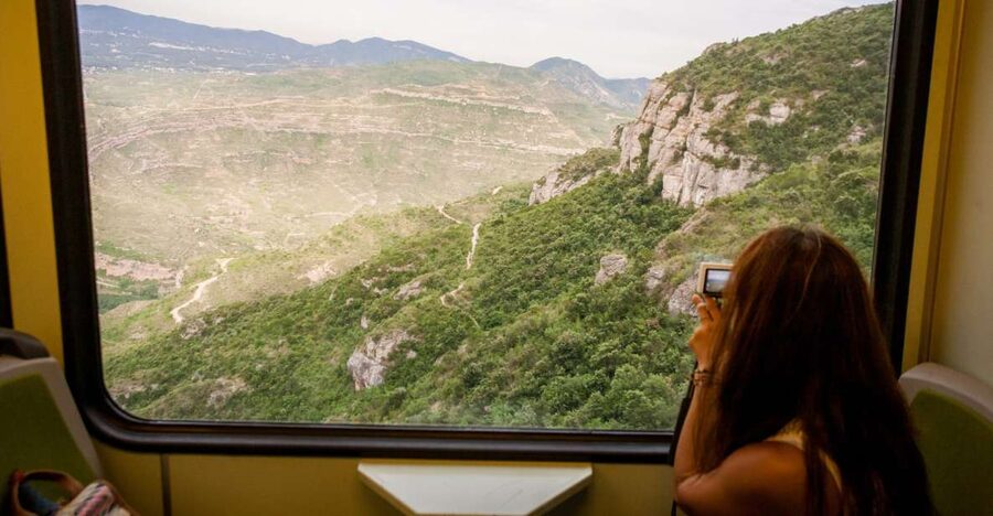 Trans Montserrat: Return Ticket and Audiovisual Exhibit - Ticket pickup at Pl. Catalunya 14, and why it feels confusing at first