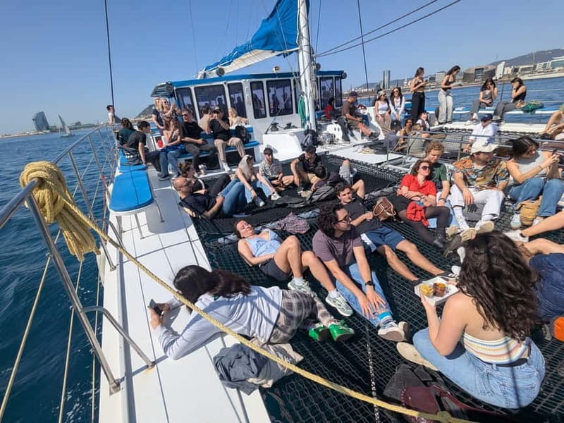 Vermouth on Catamaran: A Gastronomic Experience in Barcelona - Barcelona skyline from the Mediterranean in 1.5 hours of real relaxation
