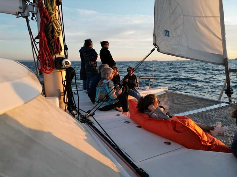 Vermouth on Catamaran: A Gastronomic Experience in Barcelona - Welcome drinks, local vermouth, and DJ music that keeps it fun